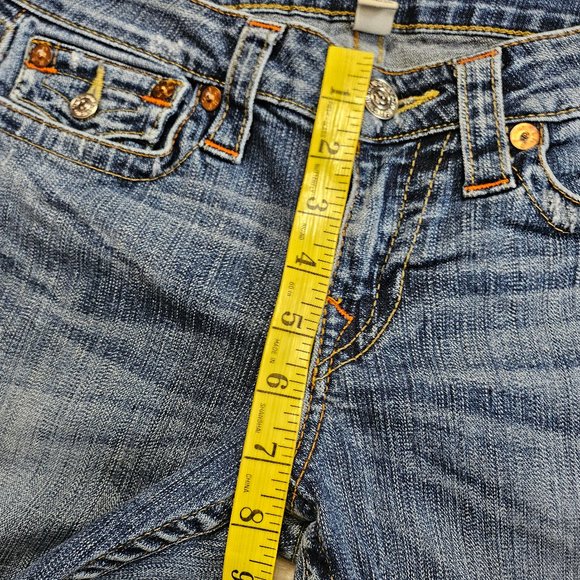 True Religion Women's Blue Slim Straight Jeans Size 28 - Picture 5 of 10
